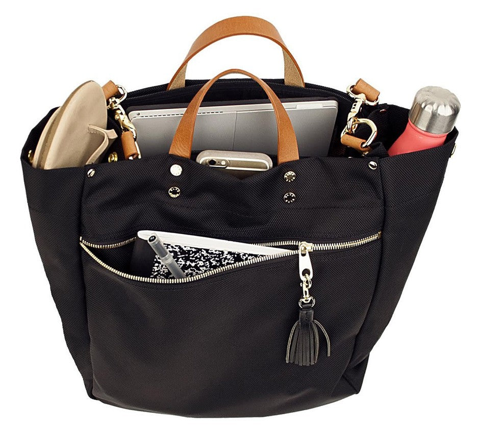nylon parker tote