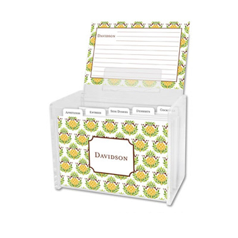 boatman geller zebra gray recipe box