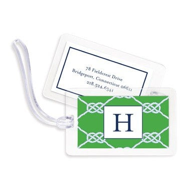 boatman geller nautical knot kelly bag tags