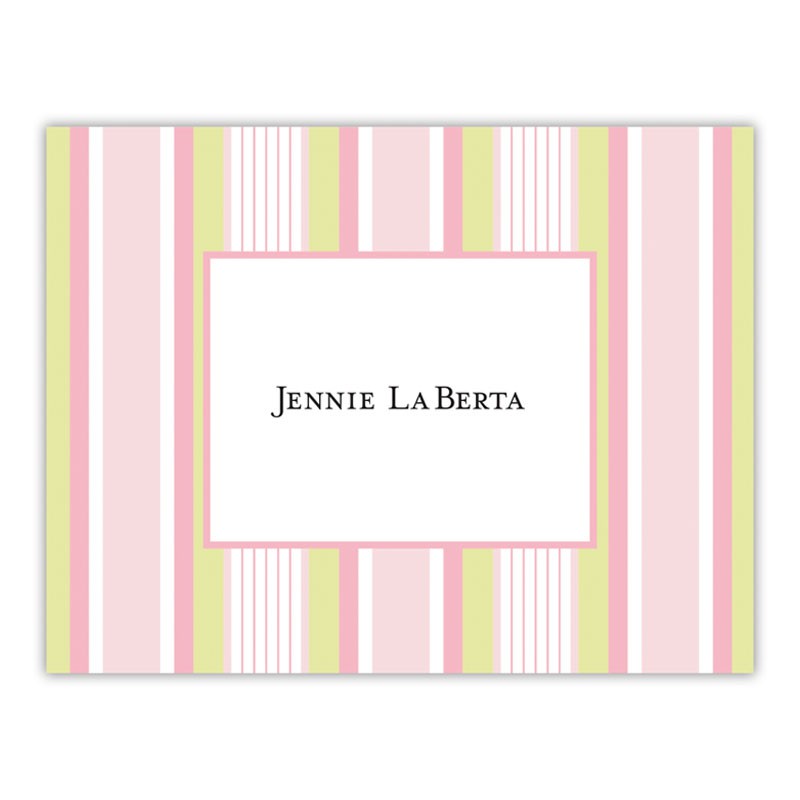 boatman geller multistripe pink foldover note