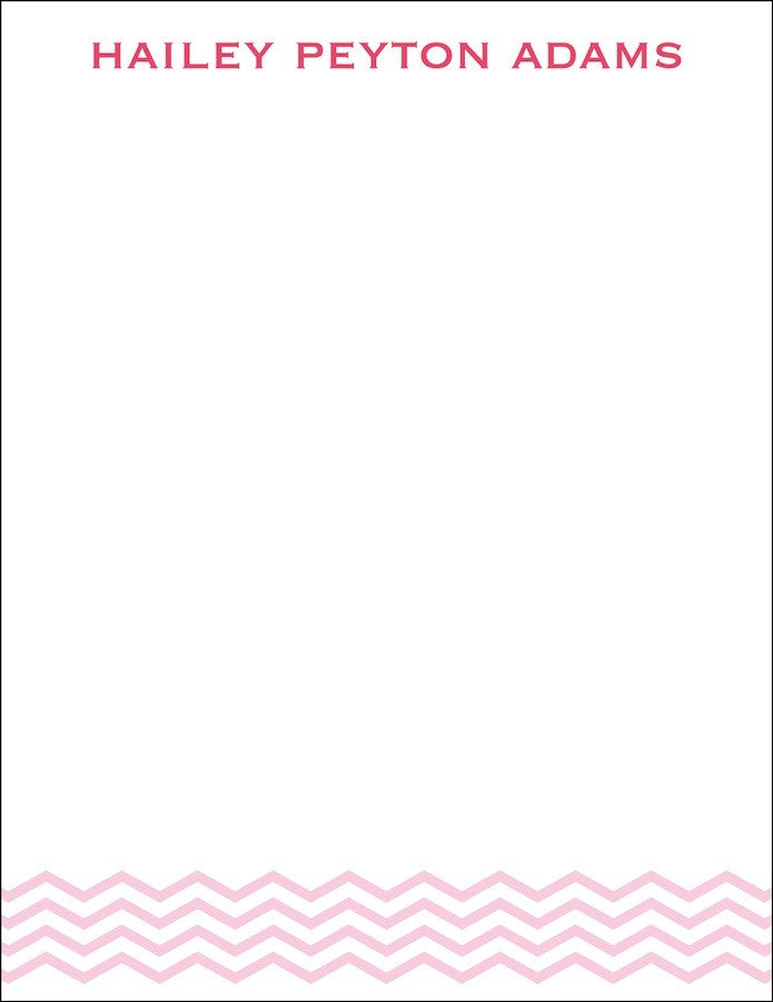 baby waves pink children's stationary