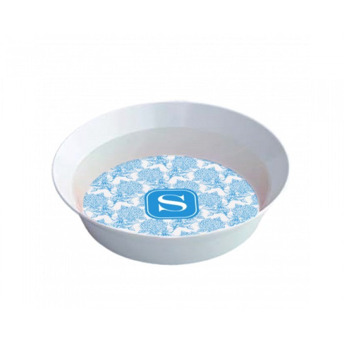 hydrangea children's melamine bowl