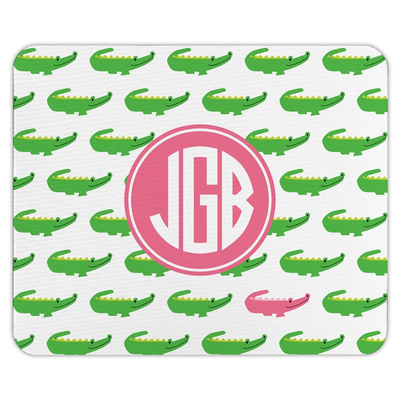boatman geller alligator repeat mouse pad