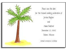 personalized invitations  palm beach