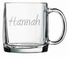 personalized large mug (glass)