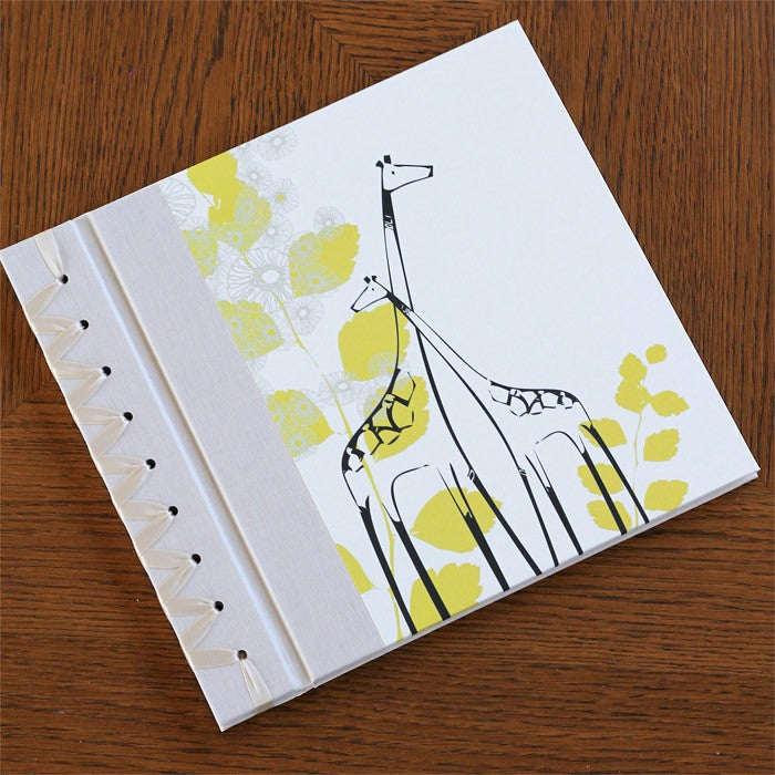 baby's first book - yellow giraffe by rag & bone bindery