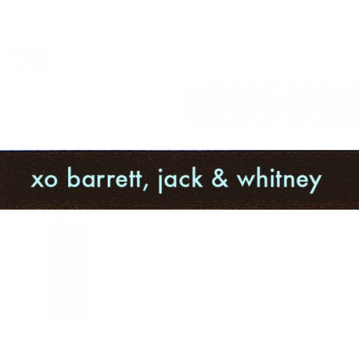 chocolate personalized ribbon