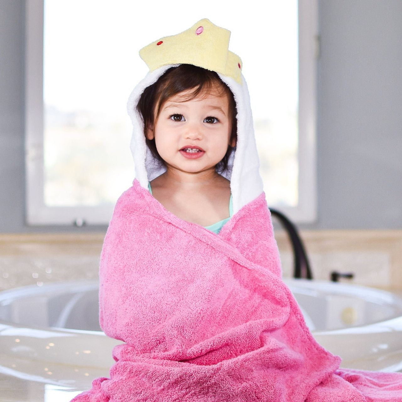 princess hooded towel
