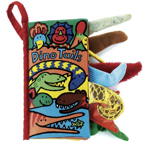 dino tails book by jellycat