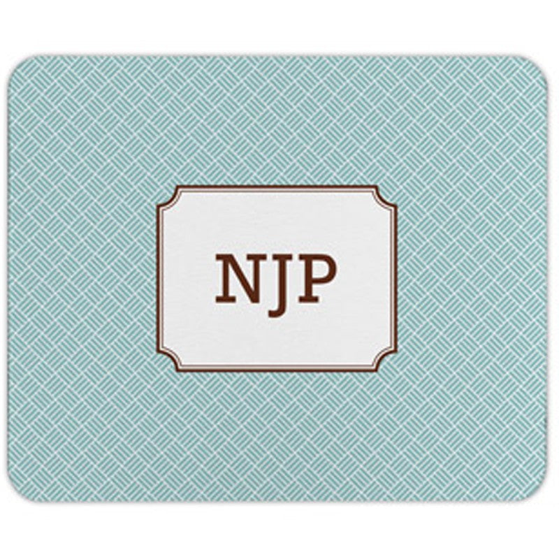 boatman geller basketweave slate mouse pad
