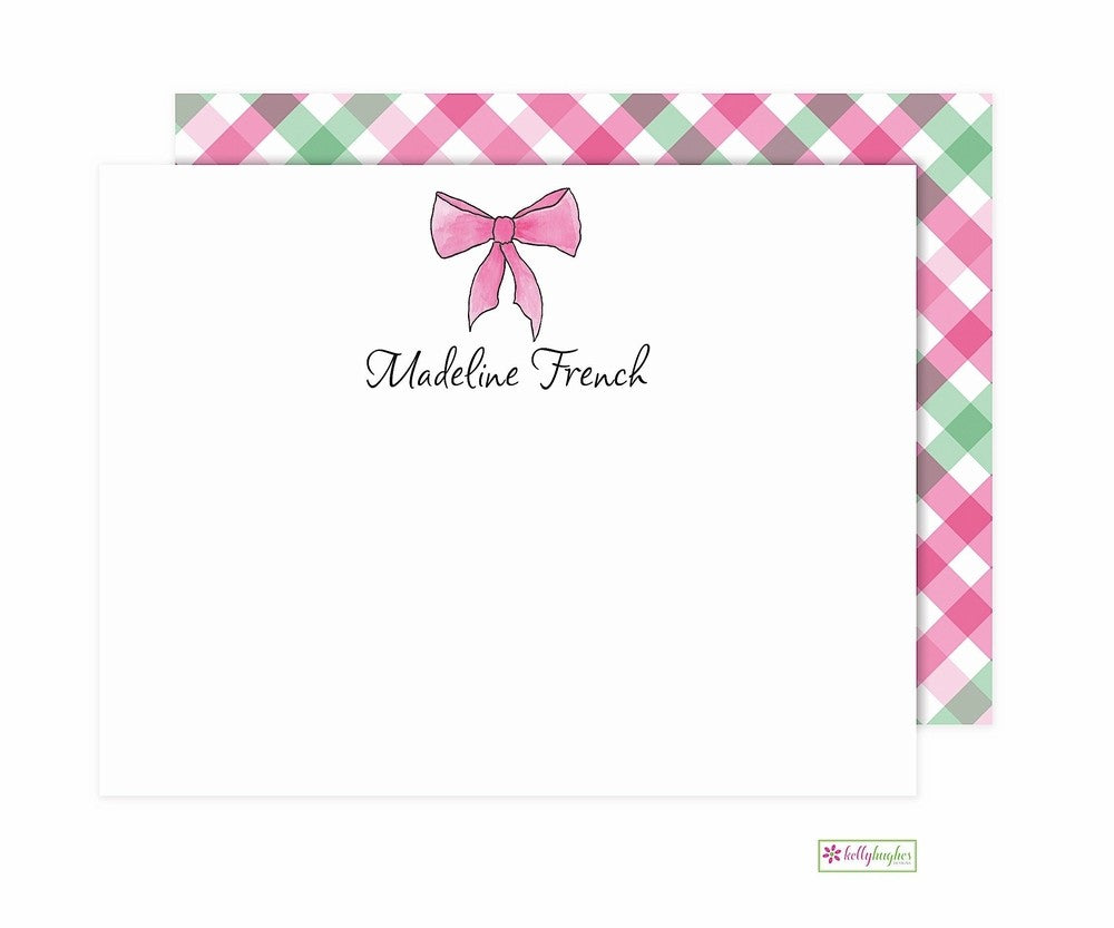 personalized - take a bow flat notes