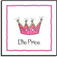 personalized stickers  little princess