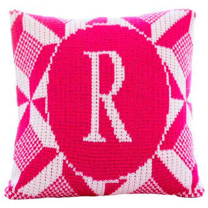 puzzle initial pillow