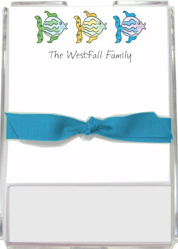 personalized memo sets  all the fish in the sea
