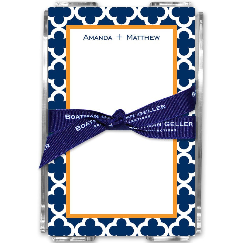 boatman geller bristol tile navy acrylic note sheets