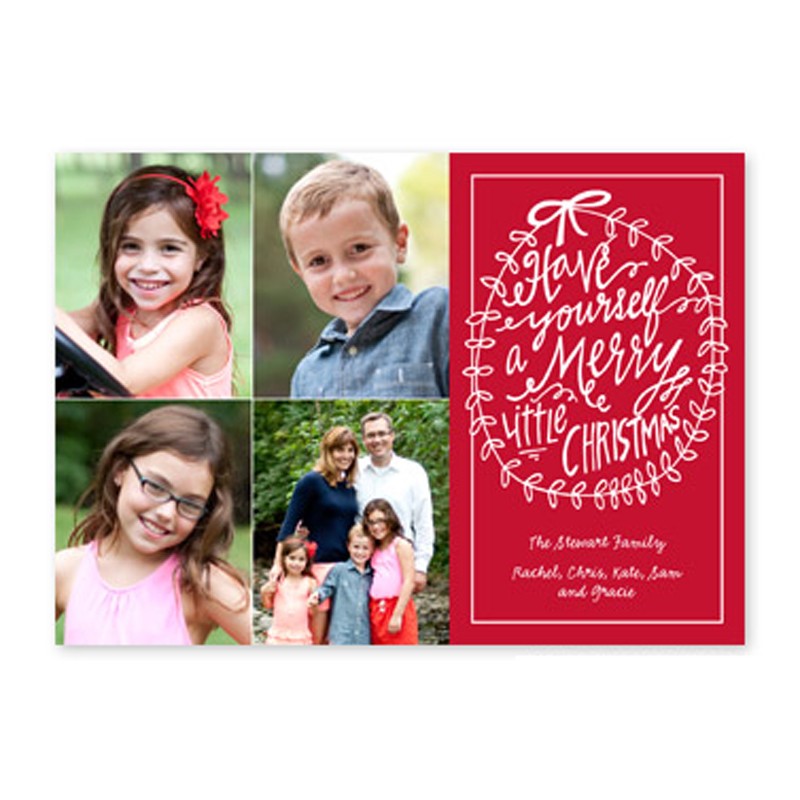 boatman geller merry little christmas cherry photocard