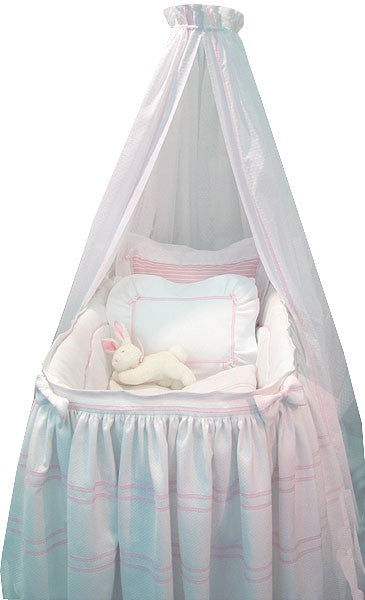 blauen elegance pink bassinet by blauen