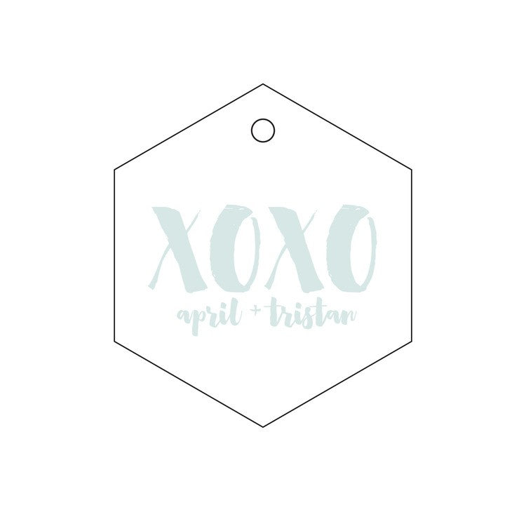 haute papier letterpress gift tag t88