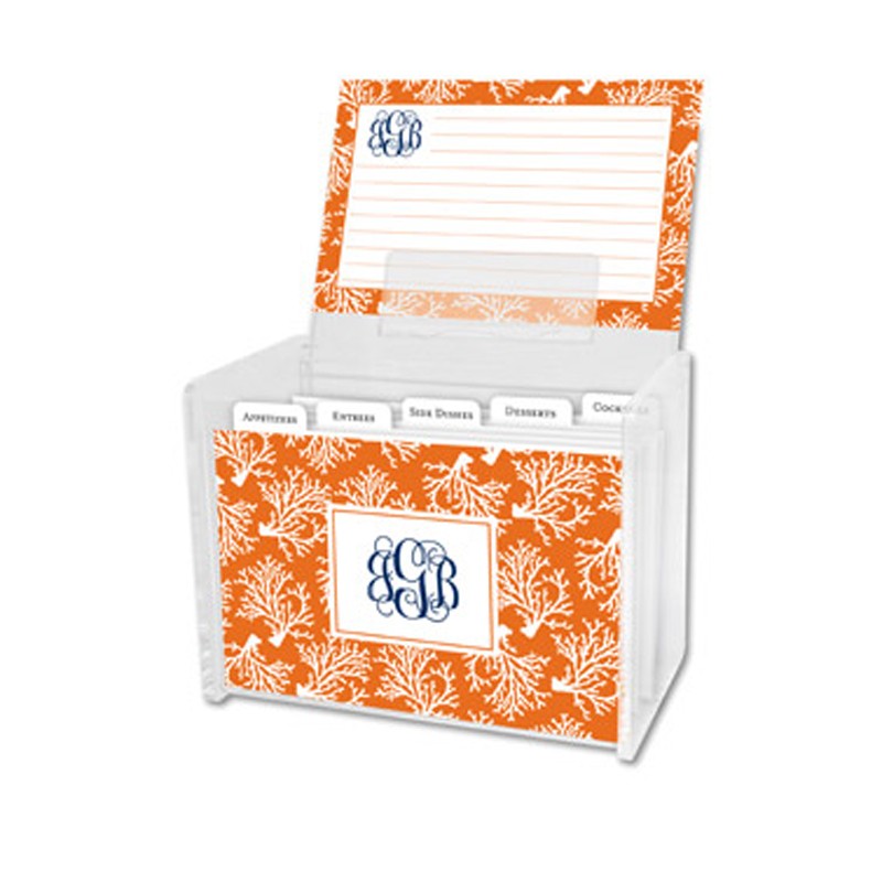 boatman geller coral repeat recipe box