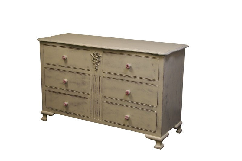 vintage extra long dresser