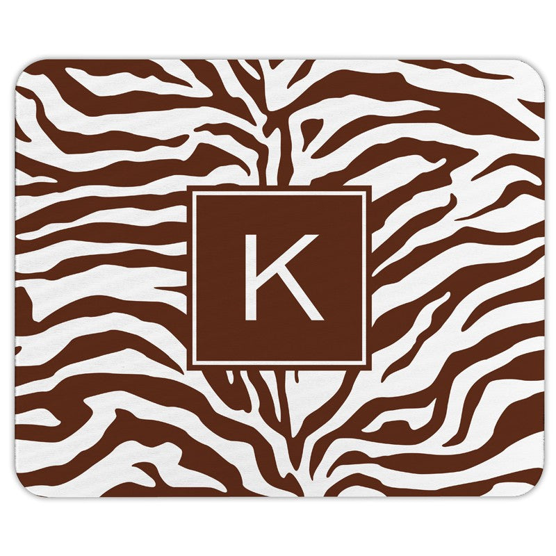 boatman geller zebra chocolate mouse pad