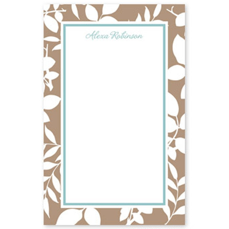 boatman geller silo leaves mocha notepad
