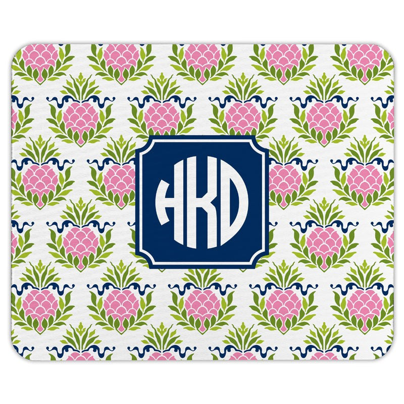 boatman geller pineapple repeat pink mouse pad