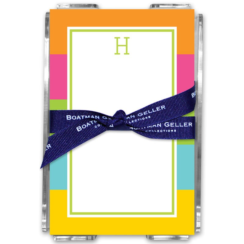boatman geller bold stripe acrylic note sheets