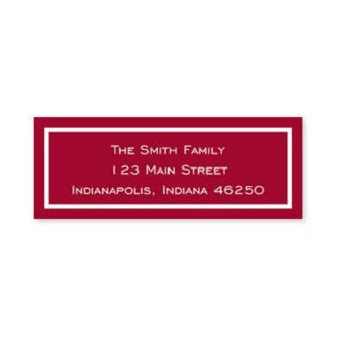 boatman geller classic cranberry address labels