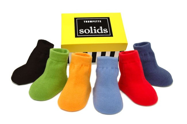 boys solid sock set