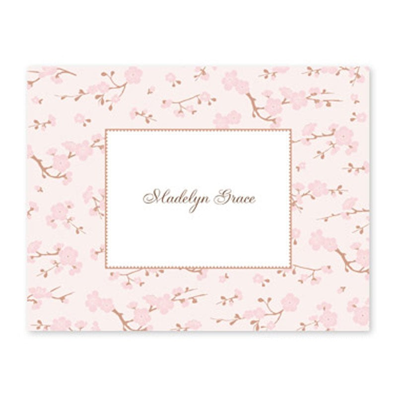 boatman geller blossom baby foldover note cards