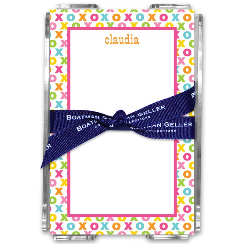 boatman geller hugs and kisses acrylic note sheets
