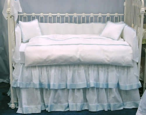 east hampton crib bedding (custom colors available)  (contact us for pricing)