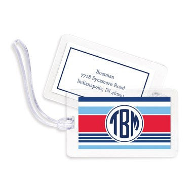 boatman geller espadrille nautical bag tags