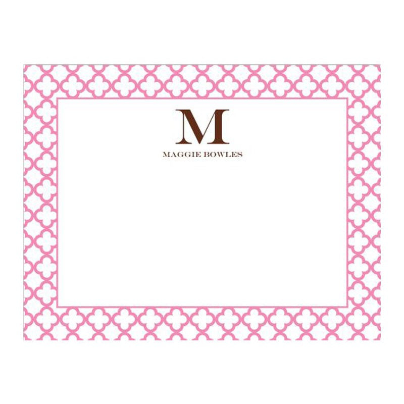 boatman geller bristol petite pink small flat notecard