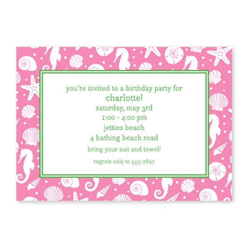 boatman geller jetties bubblegum large flat notecard