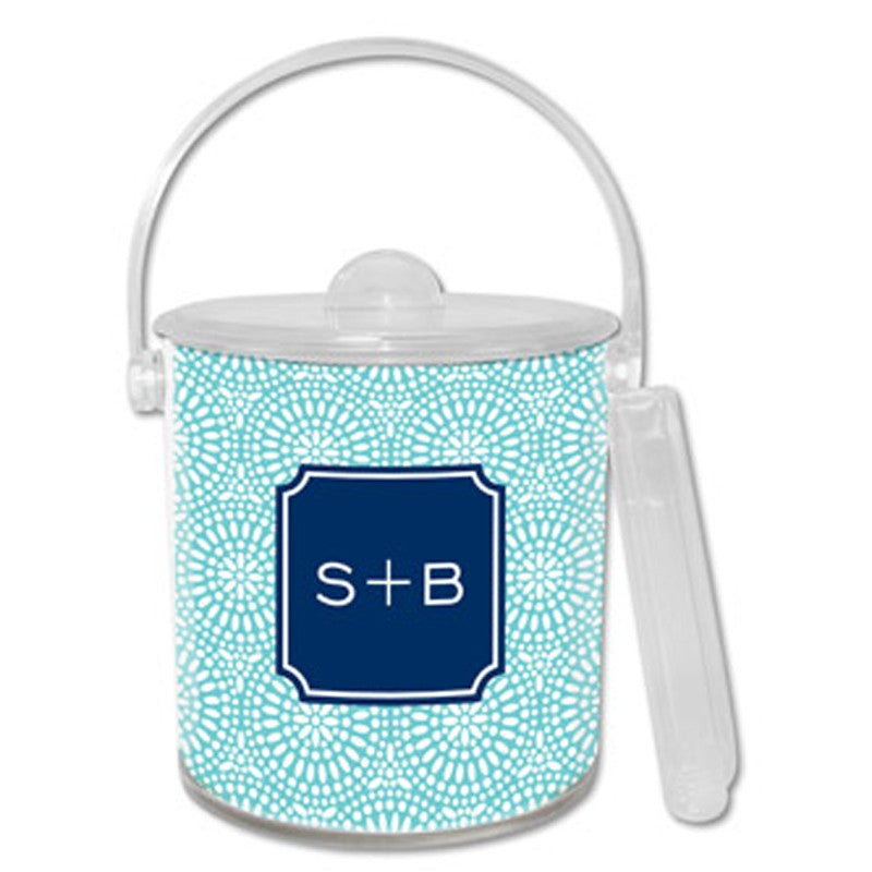 boatman geller bursts teal ice bucket