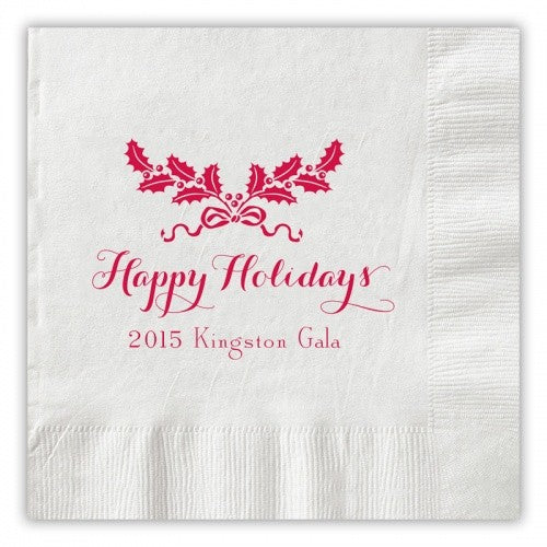 Holiday Swag Napkins