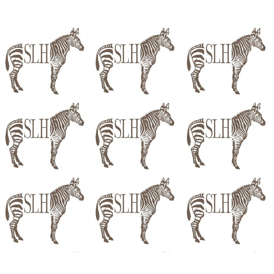 zebra wrapping paper