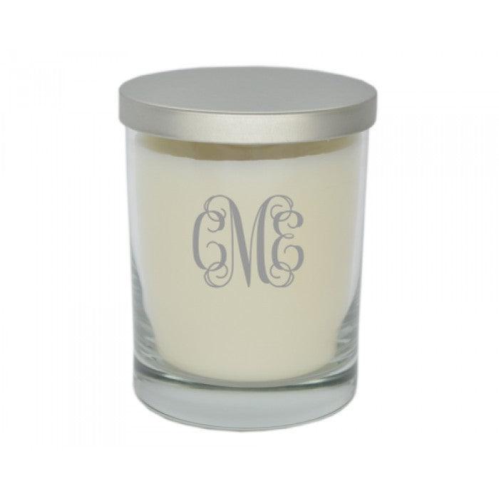 vine glass soy candle