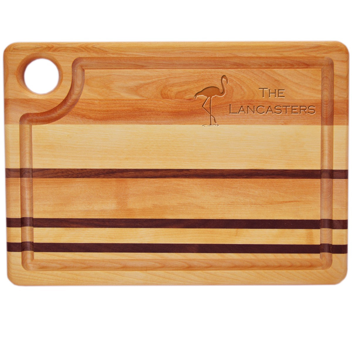 Personalized Flamingo Integrity Board Steak Carving Board