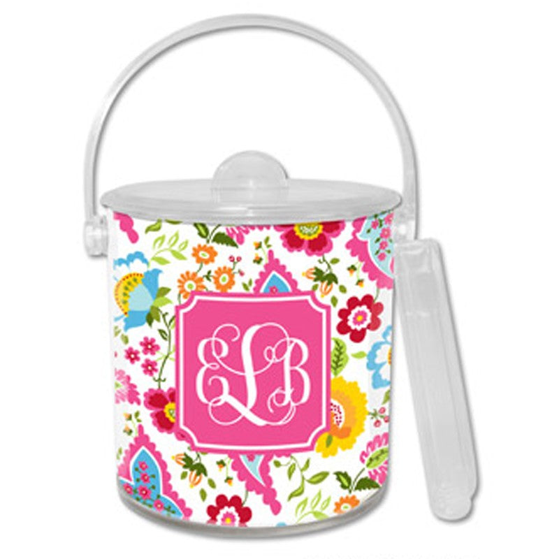 boatman geller bright floral ice bucket