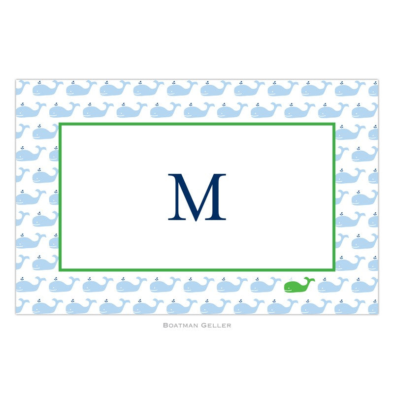 boatman geller whale repeat placemat