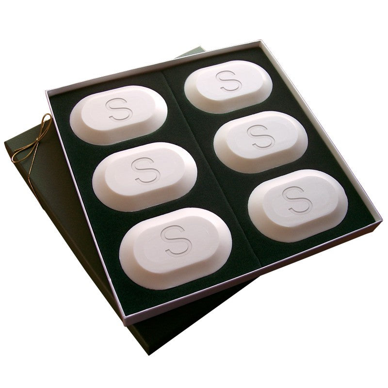 endless lather personalized gift soaps (set of 12) : single initial