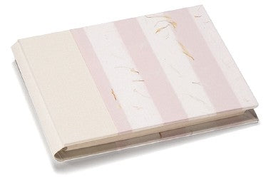 baby brag book in blue or yellow stripe by rag & bone bindery