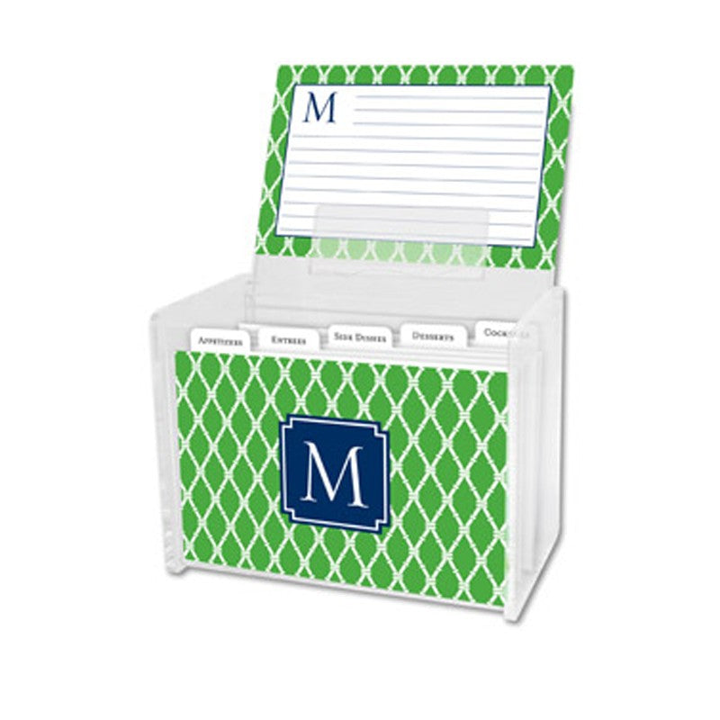 boatman geller bamboo kelly recipe box recipe box