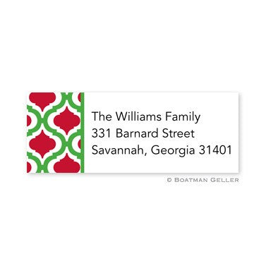 boatman geller kate kelly & red address labels
