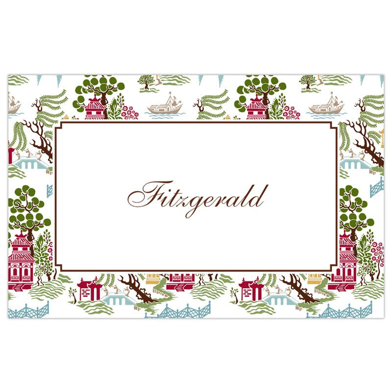 boatman geller chinoiserie autumn placemat