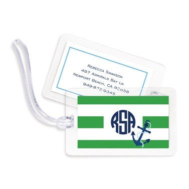 boatman geller stripe anchor bag tags
