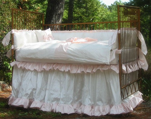 Lulla Smith pretty baby crib skirt